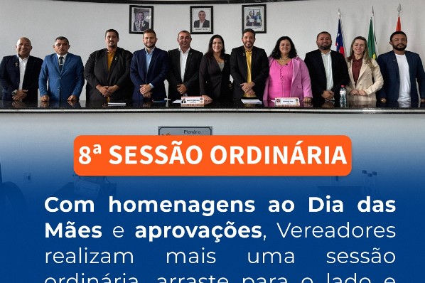 8ª Sessão Ordinária – Câmara Municipal de Itinga do Maranhão